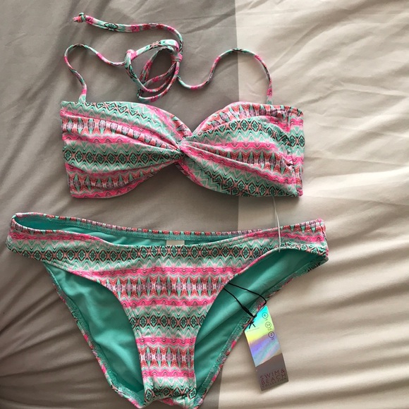 primark striped bikini